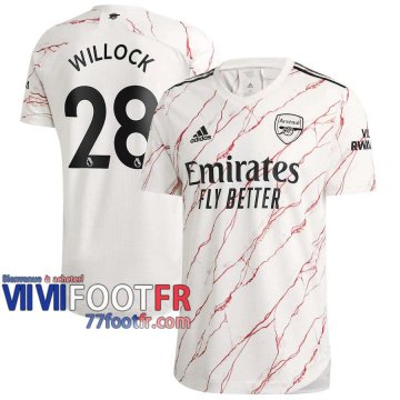 77footfr Arsenal Maillot de foot Willock #28 Exterieur 20-21