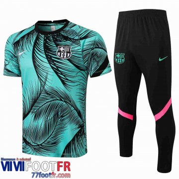 Survetement Foot T-shirt Barcelone vert 2021 2022 PL04