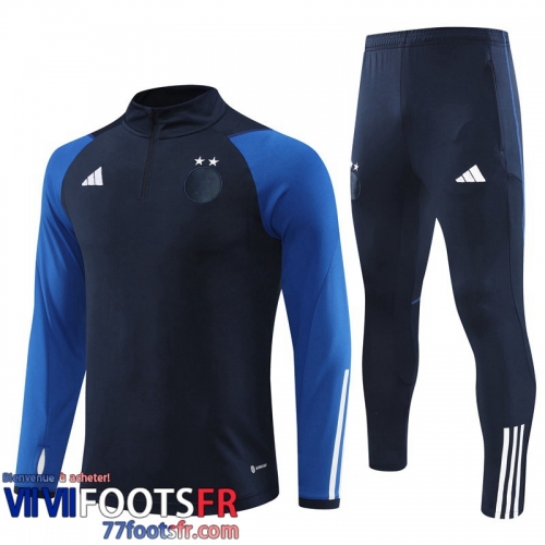 Survetement de Foot Algerie bleu marine Homme 2023 2024 TG816