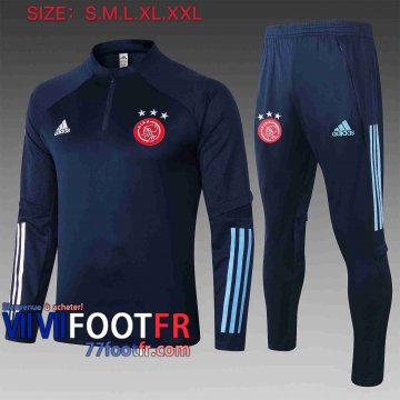Survetement de Foot Ajax Bleu foncé B405e 20-21