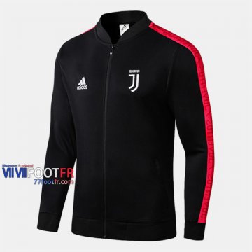 Boutique Veste Foot Juventus Noir/Rouge 2019/2020 Nouveau Promo