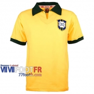 77footfr Retro Maillot de foot Bresil Coupe du monde Domicile 1958