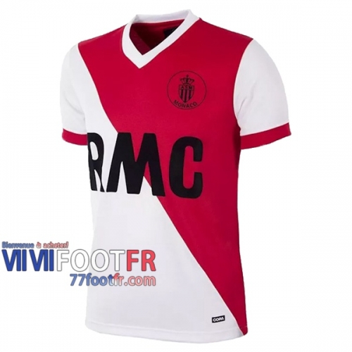 77footfr Retro Maillot de foot AS Monaco Domicile 1982/1984