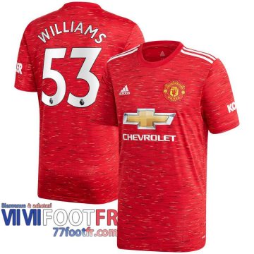 Maillot de foot Manchester United Brandon Williams #53 Domicile 2020 2021