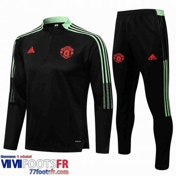 Survetement Foot Manchester United Homme noir 2021 2022 TG75