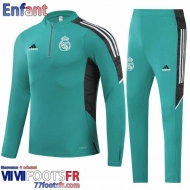 Survetement de Foot Real Madrid vert Enfant 21 22 TK221