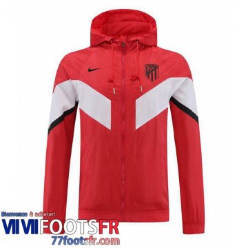 Coupe Vent - Sweat a Capuche Atletico Madrid rouge Homme 2022 2023 WK223