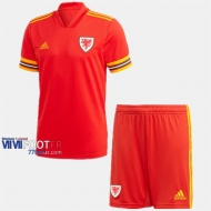 Flocage Personnalise Maillots Pays De Galles Enfant Domicile UEFA Euro 2020 Nouveau