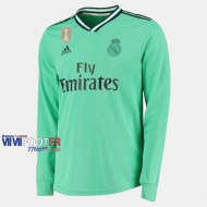 Nouveau Flocage Maillot Foot Real Madrid Manche Longue Homme Third 2019-2020 Personnalise :77Footfr