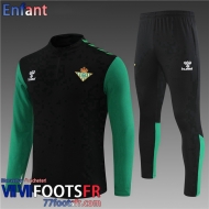 Survetement de Foot Real Betis noir Enfant 2022 2023 TK509