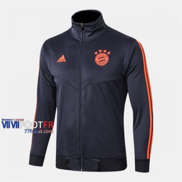 Boutique Veste Foot Bayern Munich Gris Fonc 2019/2020 Nouveau Promo