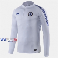 Les Nouveaux Top Qualité Sweatshirt Foot FC Chelsea Blanc 2019-2020