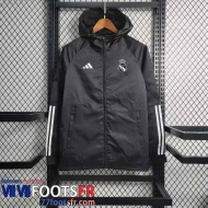 Coupe Vent Real Madrid noir Homme 2023 2024 WK551