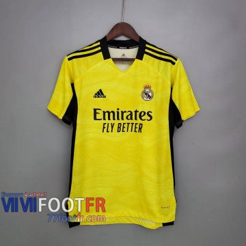 Maillot De foot Gardien de but Real Madrid Jaune 21-22