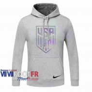 77footfr Sweatshirt Foot USA gris 2020 2021 S62