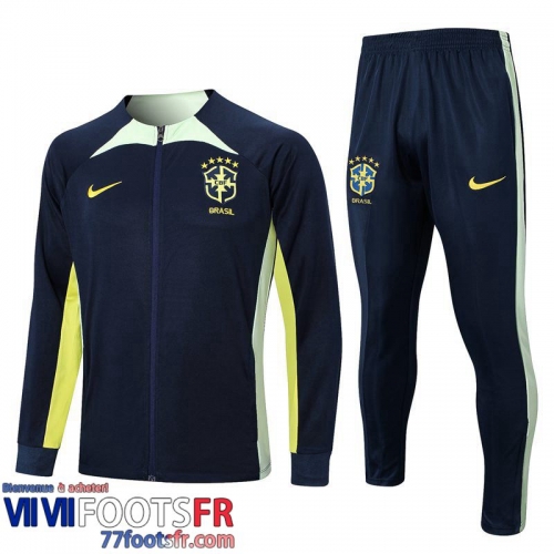 Veste Foot Bresil jaune Homme 2022 2023 JK669