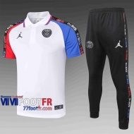 Polo de foot Airman 2020 2021 Blanc Manchon bicolore C489#