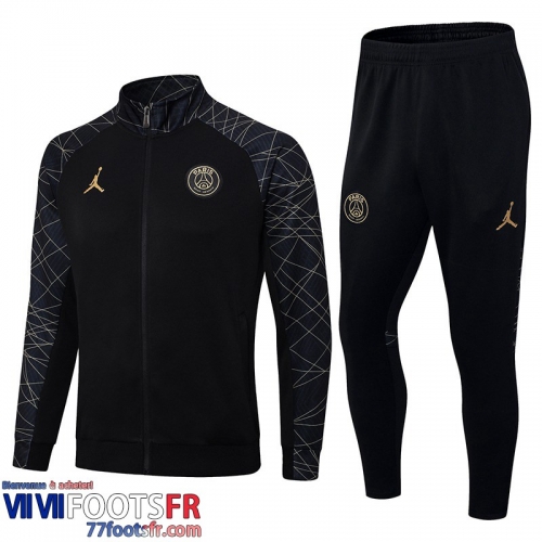 Veste Foot PSG noir Homme 2023 2024 JK731