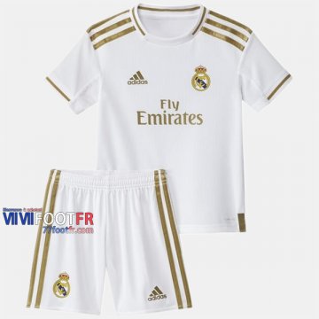 Ensemble Maillot Real Madrid Enfant Domicile 2019-2020 Personnalise :77Footfr