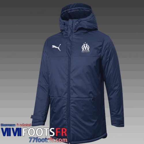 Doudoune Foot Marseille bleu Homme 21 22 DD64