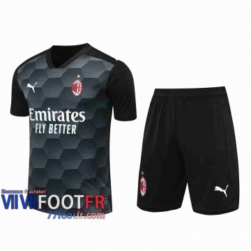 77footfr Maillots foot AC Milan Gardiens de but black 2020 2021