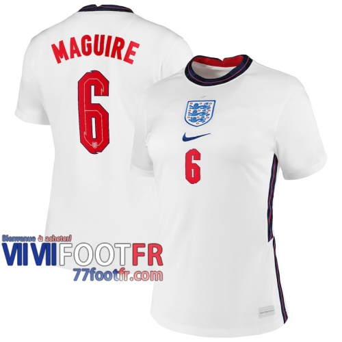 77footfr Angleterre Maillot de foot Maguire #6 Domicile Femme 20-21