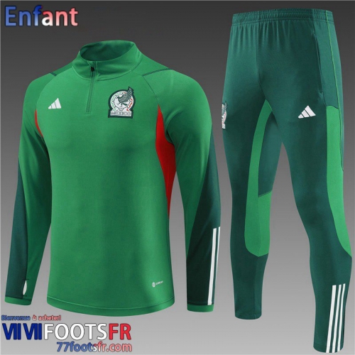 Survetement de Foot Mexique vert Enfant 2023 2024 TK599