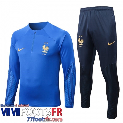 Survetement de Foot France bleu Homme 22 23 TG335