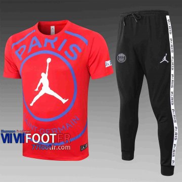 T-shirt de foot Airman 2020 2021 rouge Grand logo C484#