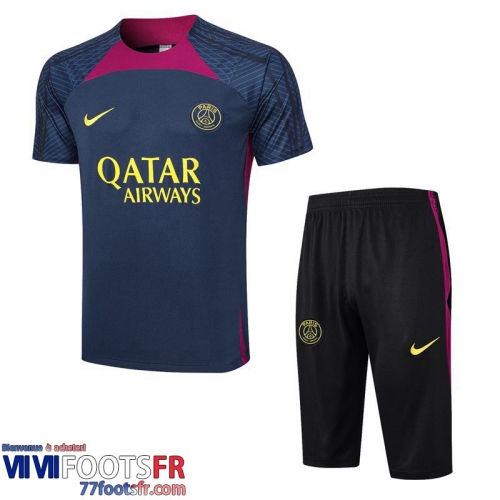 Survetement T Shirt PSG bleu Homme 2023 2024 TG770