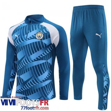 Survetement de Foot Manchester City bleu Homme 2023 2024 TG856