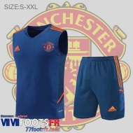 Sans manches Manchester United bleu Homme 2022 2023 PL515