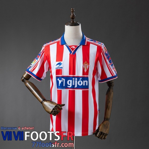 Retro Maillot De Foot Sporting de Gijon Domicile Homme 99 00 FG1239