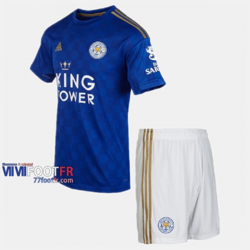 Ensemble Maillot Leicester City Enfant Domicile 2019-2020 Personnalise :77Footfr