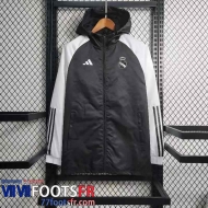Coupe Vent Real Madrid noir Homme 2023 2024 WK558