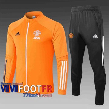 Veste de foot Manchester United Orange A355 20-21