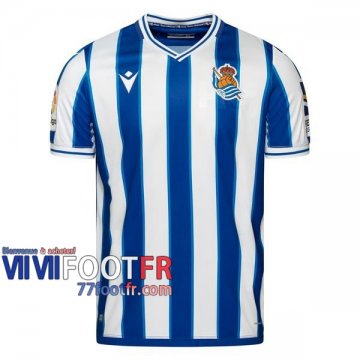 77footfr Real Sociedad Maillot de foot Domicile 20-21