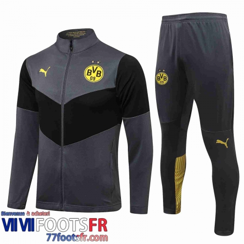 Veste Foot Dortmund BVB gris Homme 21 22 JK211