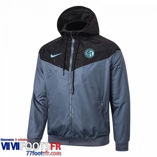 Coupe Vent - Sweat a Capuche Inter Milan gris Homme 2022 2023 WK124