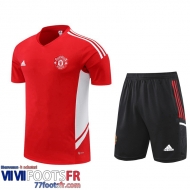 Survetement T Shirt Manchester United rouge Homme 2022 2023 TG677