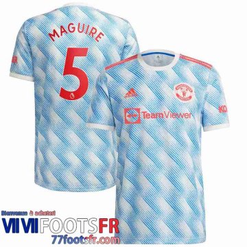 Maillot De Foot Manchester United Extérieur Homme 21 22 # Maguire 5
