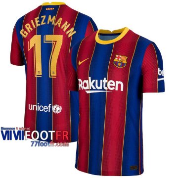 Maillot de foot Barcelone Antoine Griezmann #17 Domicile 2020 2021