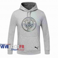 77footfr Sweatshirt Foot Manchester City gris 2020 2021 S59