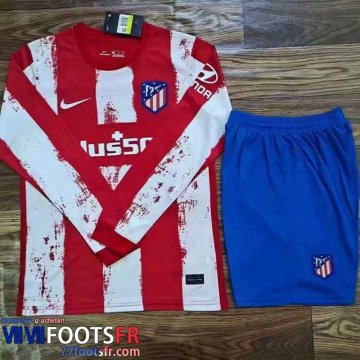 Maillot de foot Atletico Madrid Domicile Homme Manche Longue 2021 2022