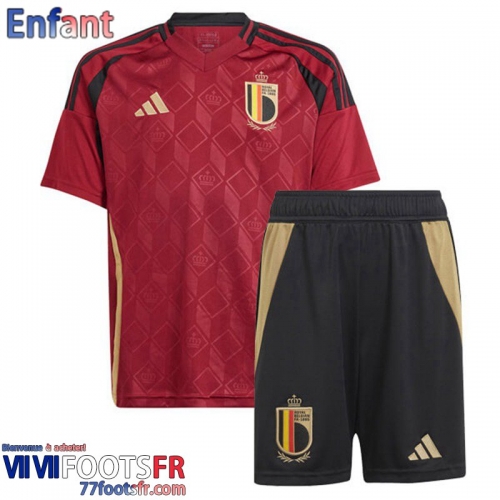 Maillot De Foot Belgique Domicile Enfant EURO 2024