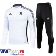 Kits: Survetement de Foot Juventus blanche Enfant 2021 2022 TK109