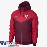 Coupe Vent - Sweat a Capuche Croatie rouge Homme 2022 2023 WK184