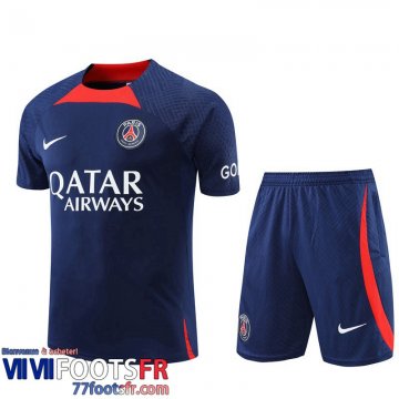 Survetement T Shirt PSG bleu marine Homme 2022 2023 TG685