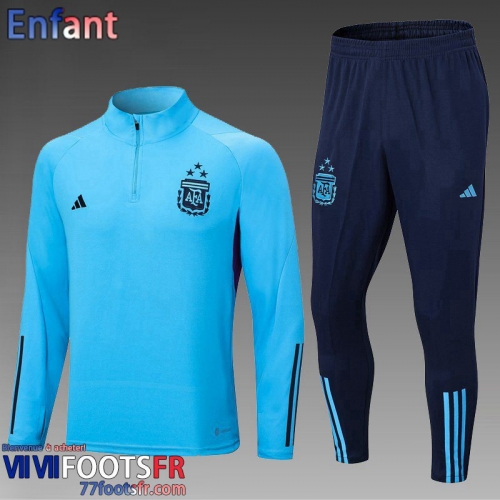 Survetement de Foot Argentine bleu ciel Enfant 2022 2023 TK553