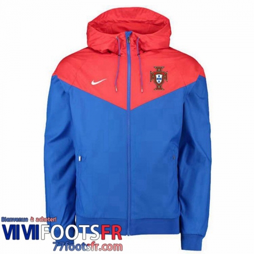 Coupe Vent - Sweat a Capuche Portugal bleu Homme 2022 2023 WK213